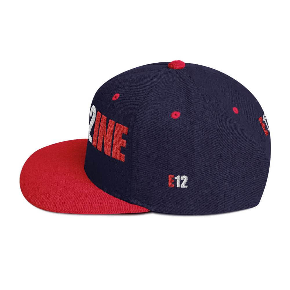 Classic firefighter snapback hat with structured fit, flat brim, and red accents, ideal for firefighter apparel and gifts.