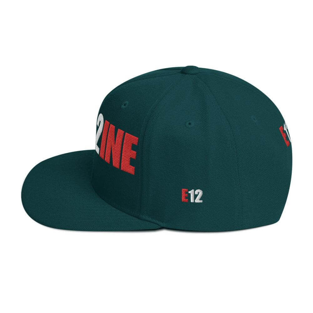 Snapback hat with structured design and adjustable snap closure, ideal for firefighter apparel and gifts.