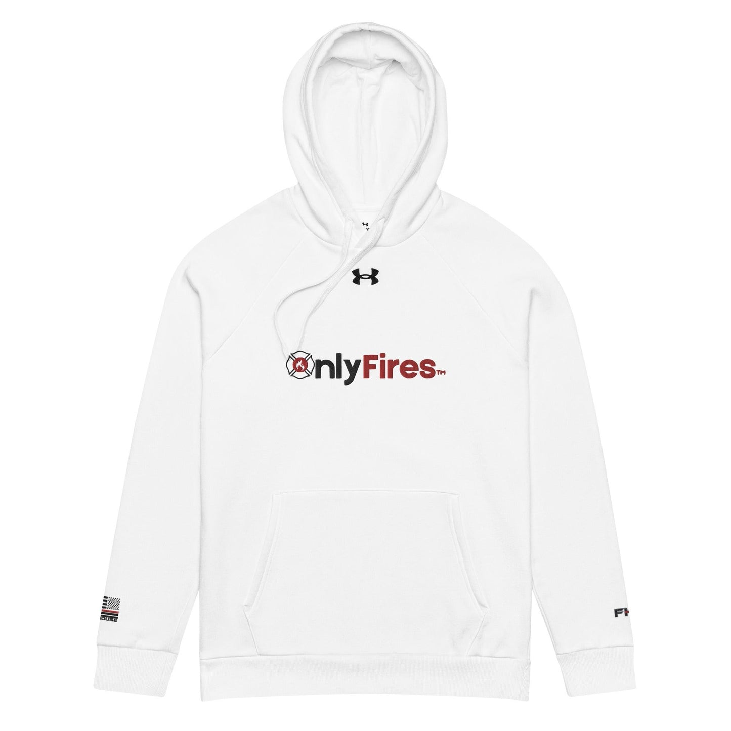 Firehouse OnlyFires™️ lightweight pullover hoodie for firefighters, featuring comfortable design and signature logo.